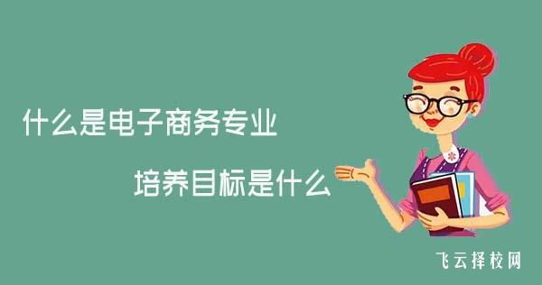 什么是电子商务专业,电子商务专业的培养目标是什么